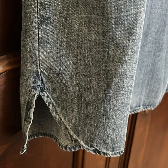 Denim Blue Casual Dress - Picture 7 of 9